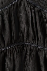 Braid-Detail Strappy Top