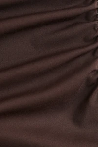 Ruched Halterneck Dress
