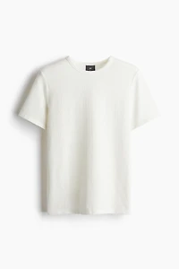 T-shirt texturé près du corps