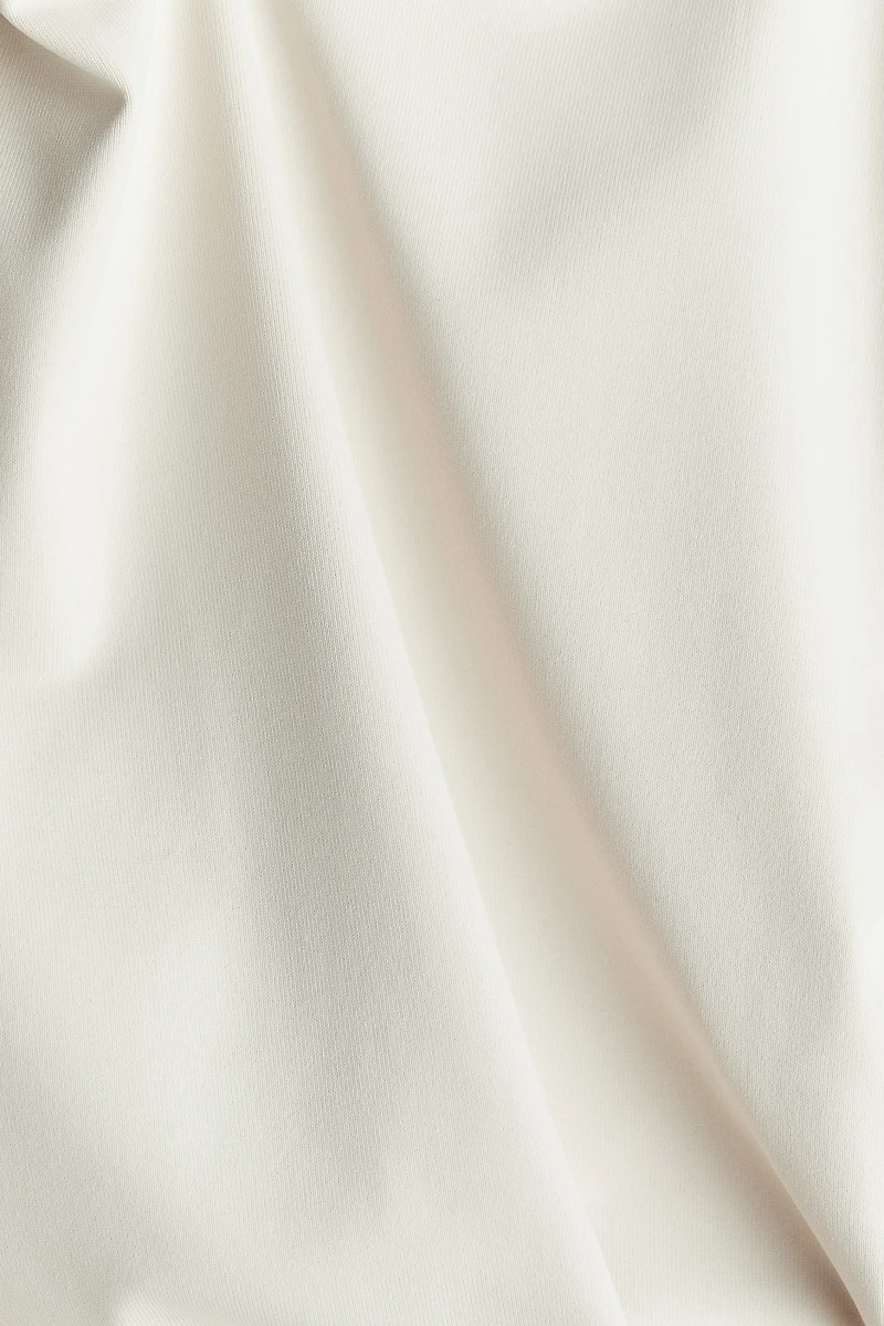 Scoop-Back Microfiber Top