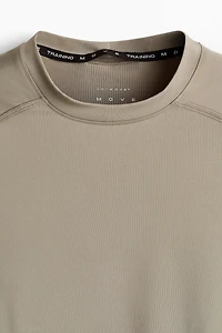 Compression-Fit Sports T-Shirt with DryMove™
