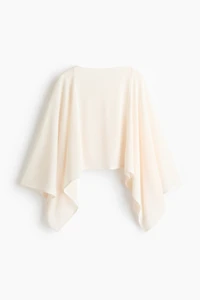 Cape en tricot fin