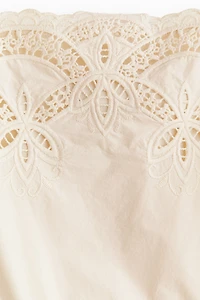 Dress with Eyelet Embroidery