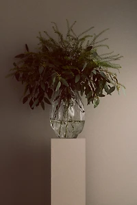Extra-Large Textured Glass Vase