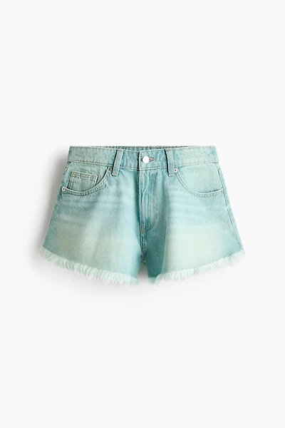 Frayed Denim Shorts