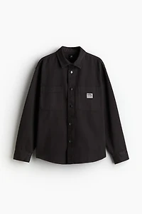 Oversized-Fit Canvas Overshirt