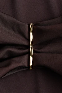 Padded-Cup Bandeau Swimsuit