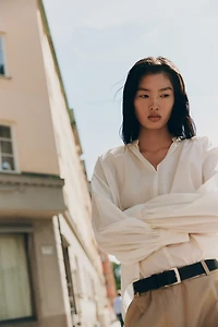 Blouse à manches ballon