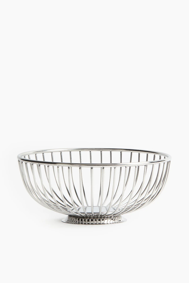 Large Stainless Steel Bread Basket