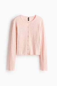 Cable-Knit Cardigan