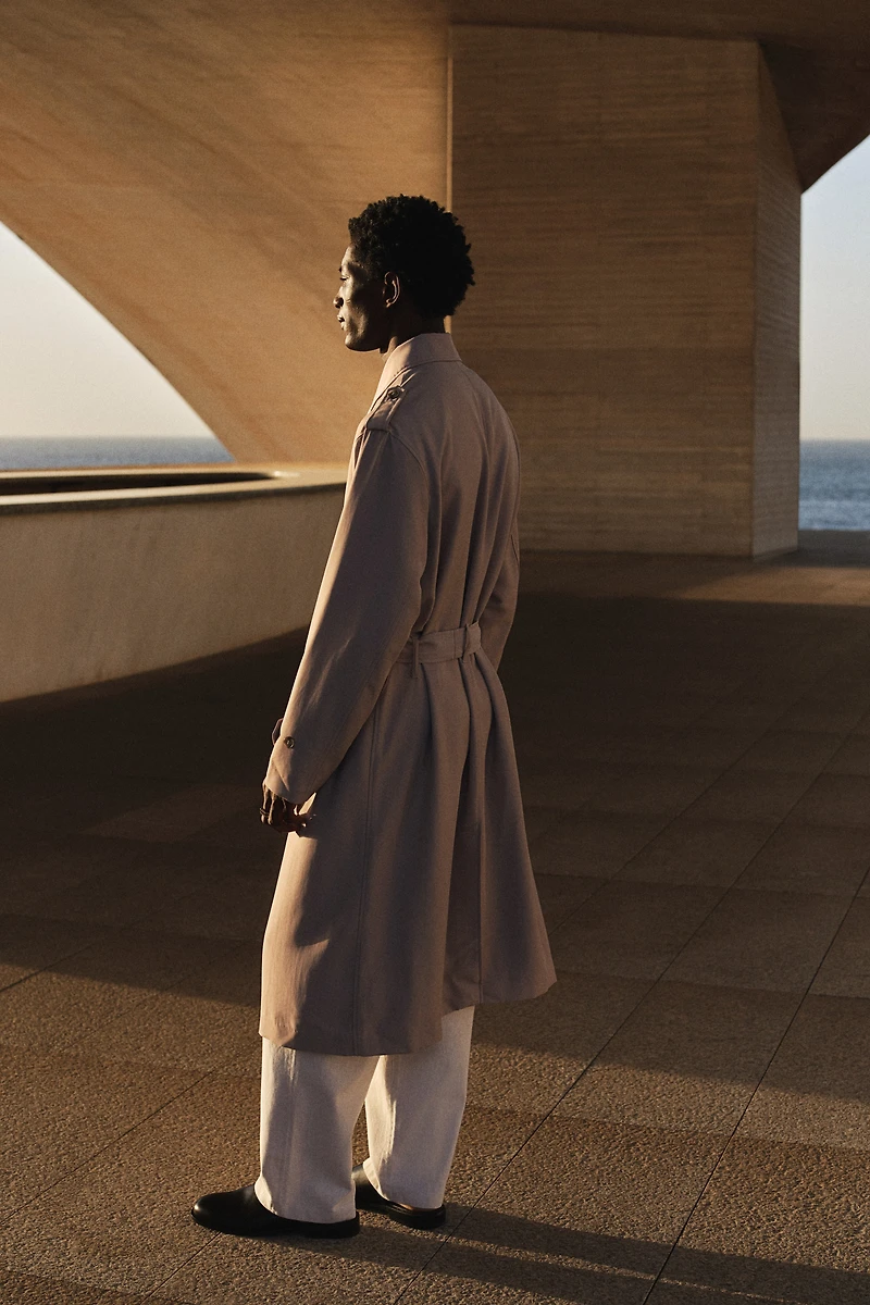 Relaxed-Fit Trench Coat