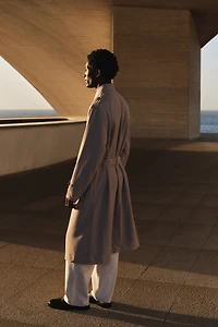 Relaxed-Fit Trench Coat