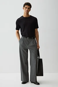 Slim-Fit Ribbed T-Shirt