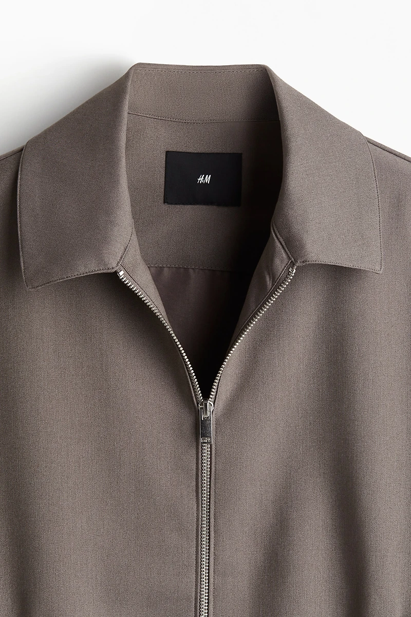 Veste coupe classique en sergé
