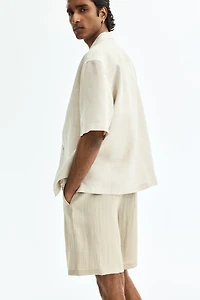 Loose-Fit Cotton Shorts