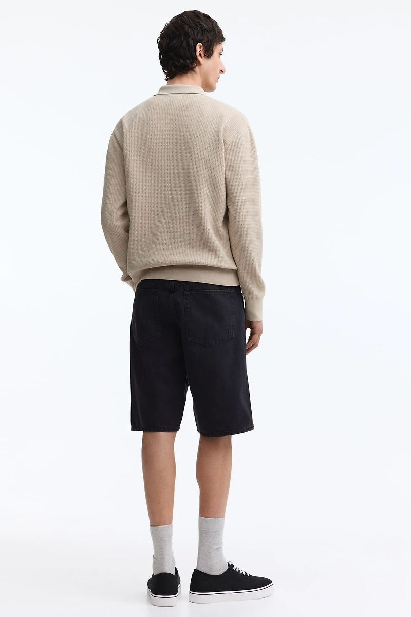 Short décontracté en denim