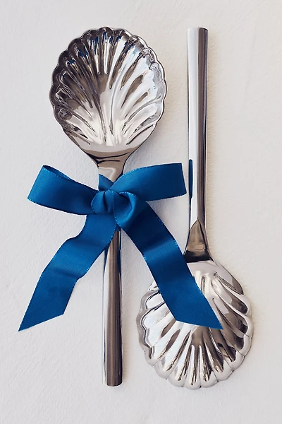 Seashell-Inspired Salad Servers