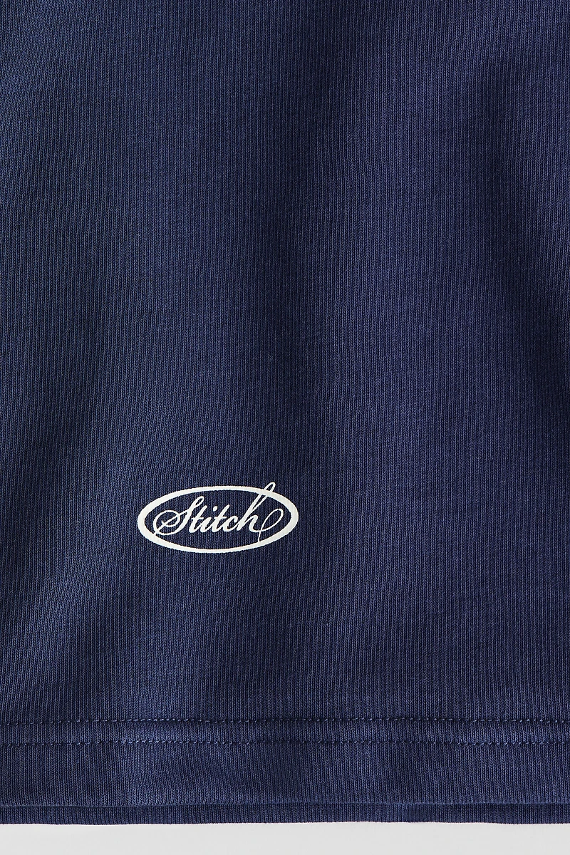 T-shirt ample avec motifs