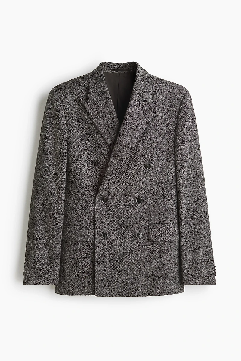 Regular-Fit Double-Breasted Jacket