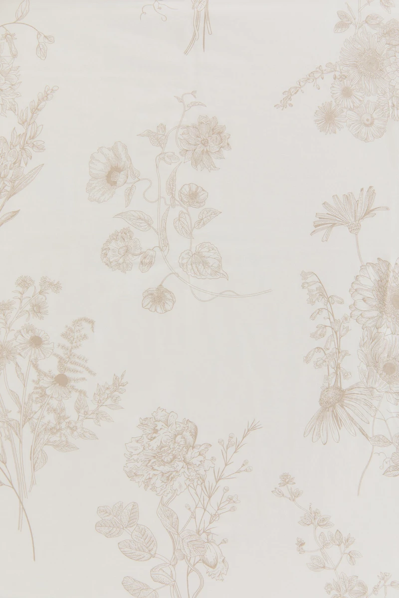 Patterned Satin Fitted Sheet