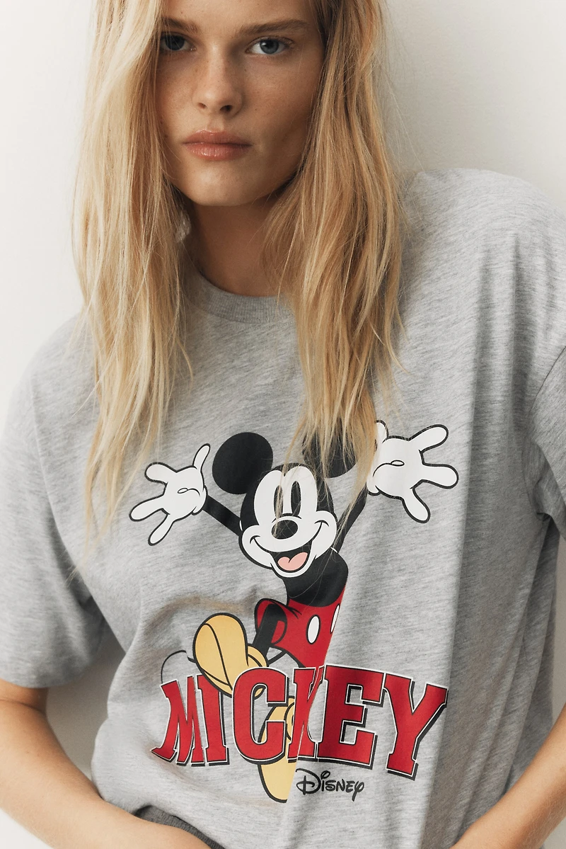 Printed Jersey Pajamas