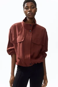 Funnel-Collar Jacket