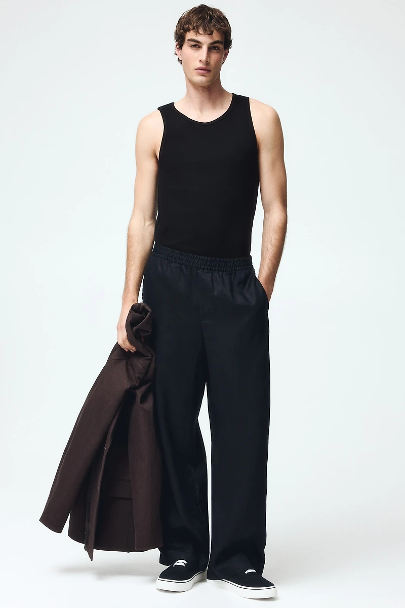 Slim-Fit Ribbed Tank Top