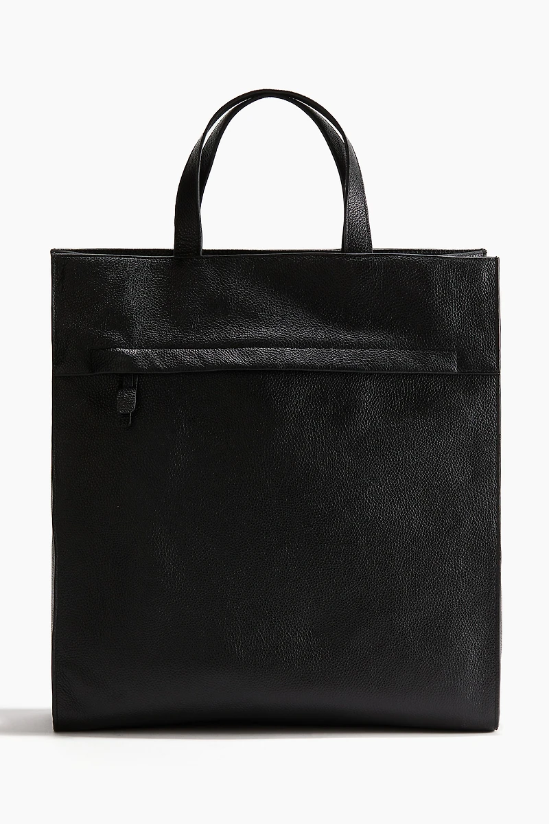 Leather Shopper
