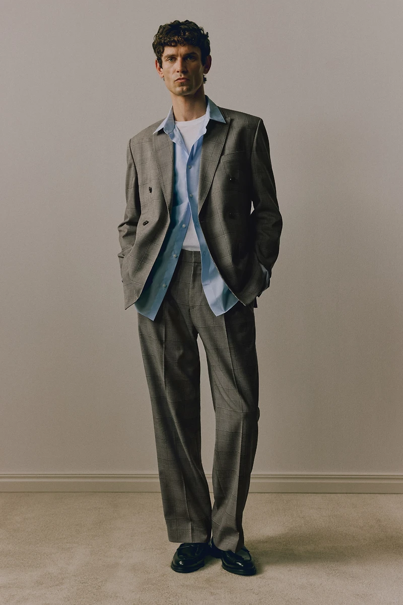 Regular-Fit Suit Pants