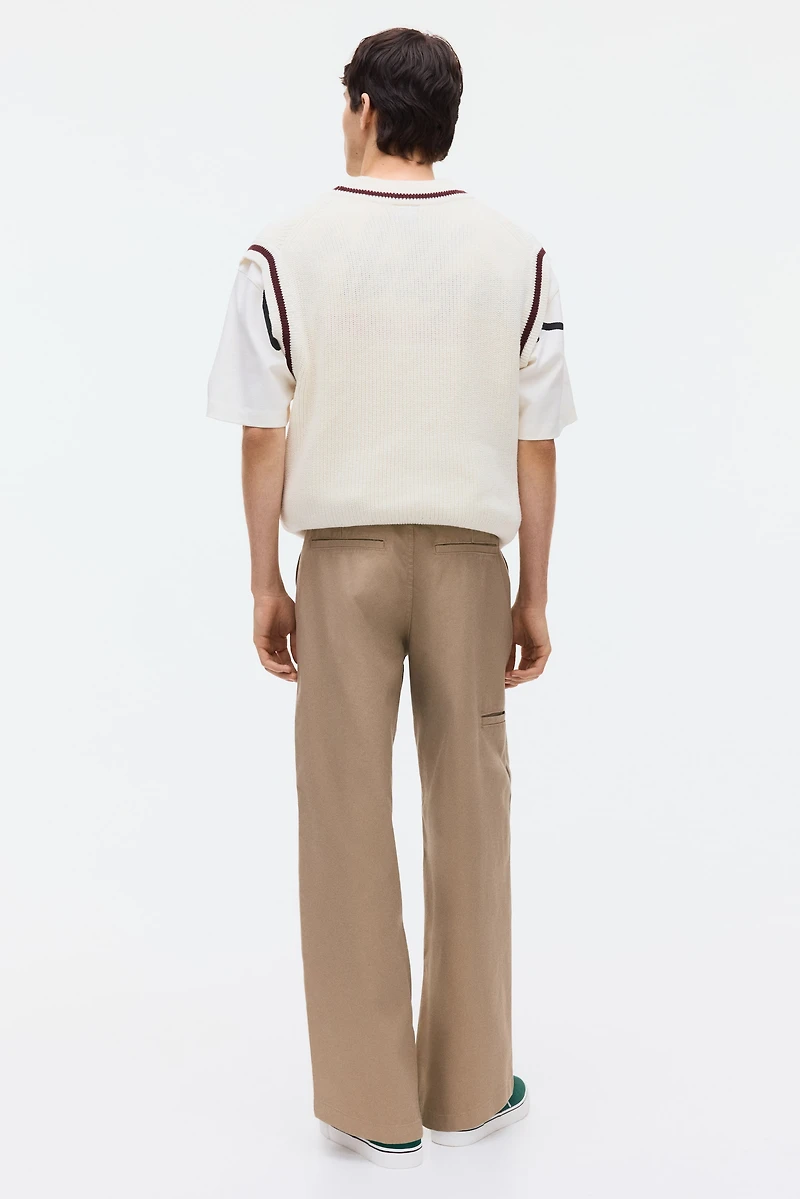 Loose-Fit Cotton Chinos