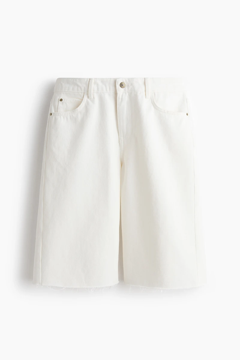 Denim Bermuda Shorts