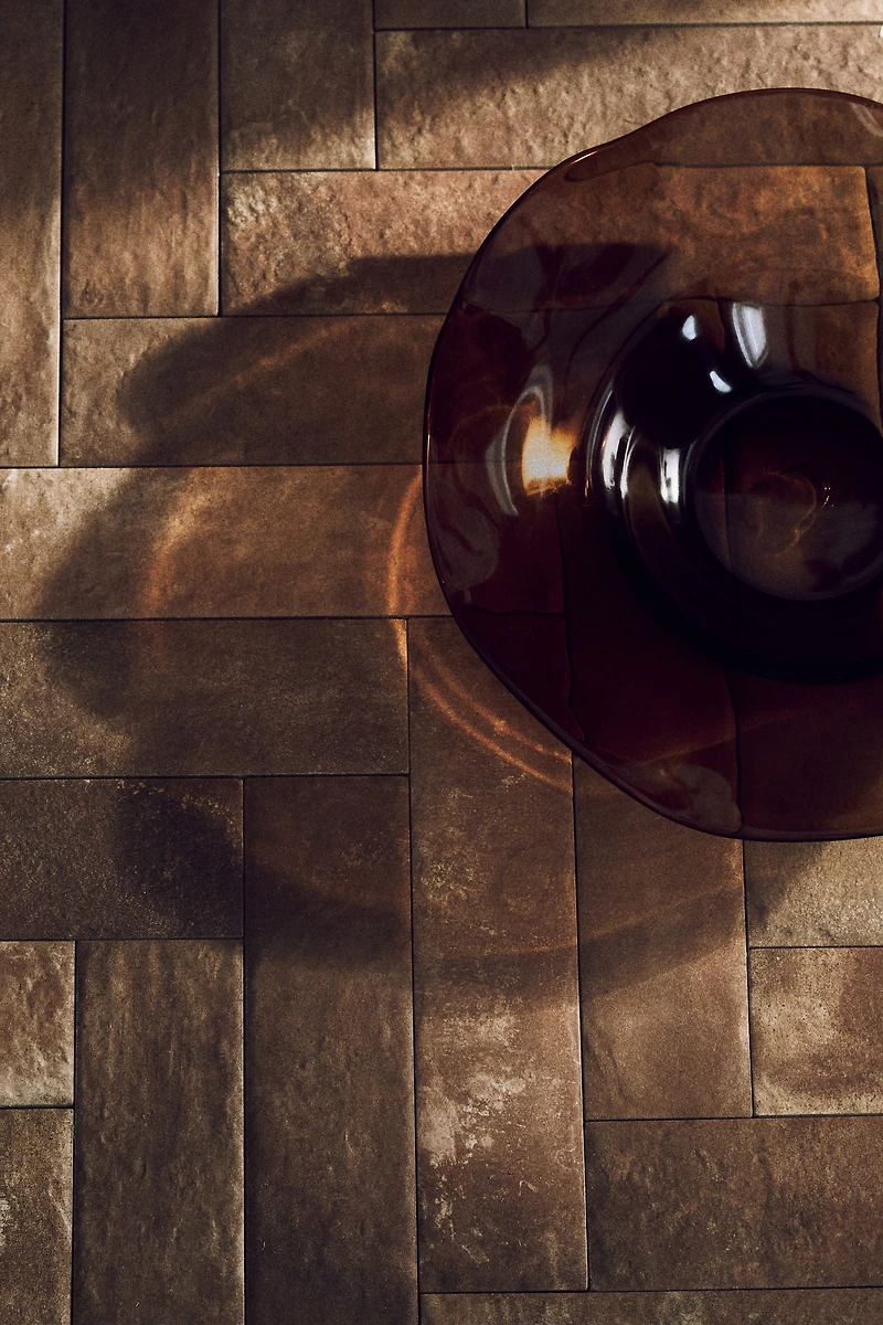 Bol peu profond en verre