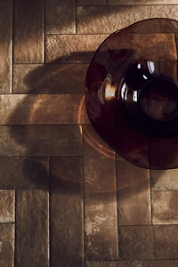 Bol peu profond en verre