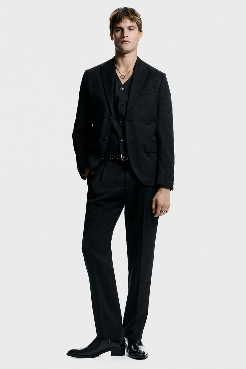 Regular-Fit Suit Pants