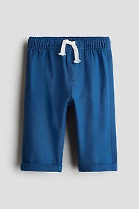 Linen-Blend Joggers