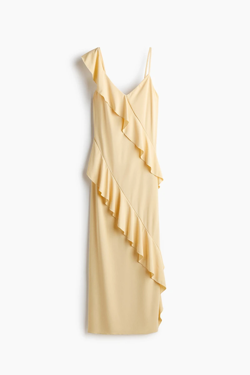 Flounced Jersey Dress