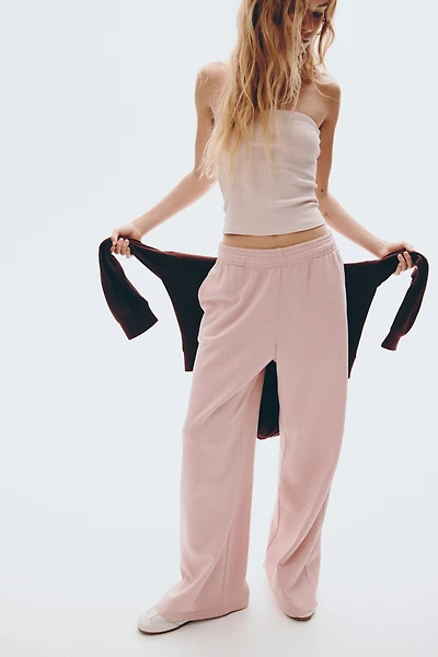 Wide-Leg Joggers
