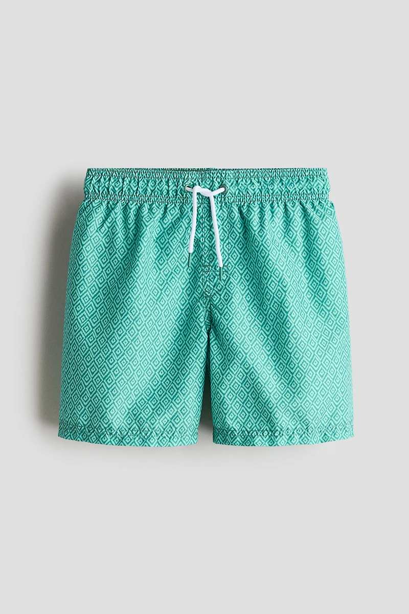 Patterned Swim Shorts