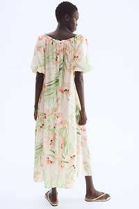 Drawstring-Detail Dress