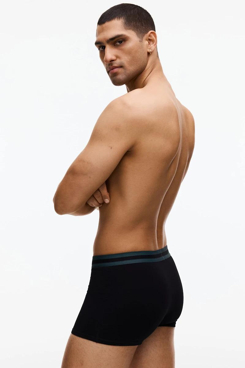 Lot de 10 caleçons boxeurs courts en coton