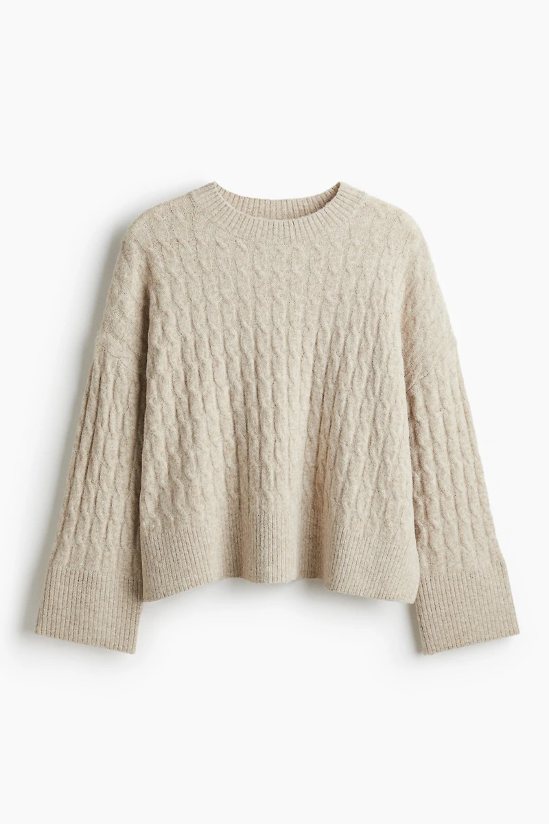 Cable-Knit Sweater