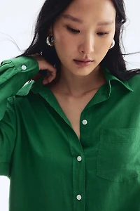 Linen-blend Shirt
