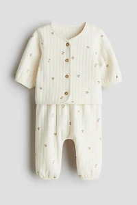 2-piece Quilted Jersey Set