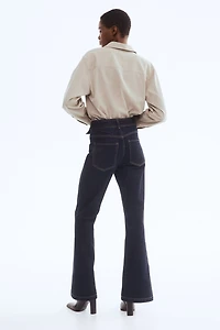 Jean taille haute évasé