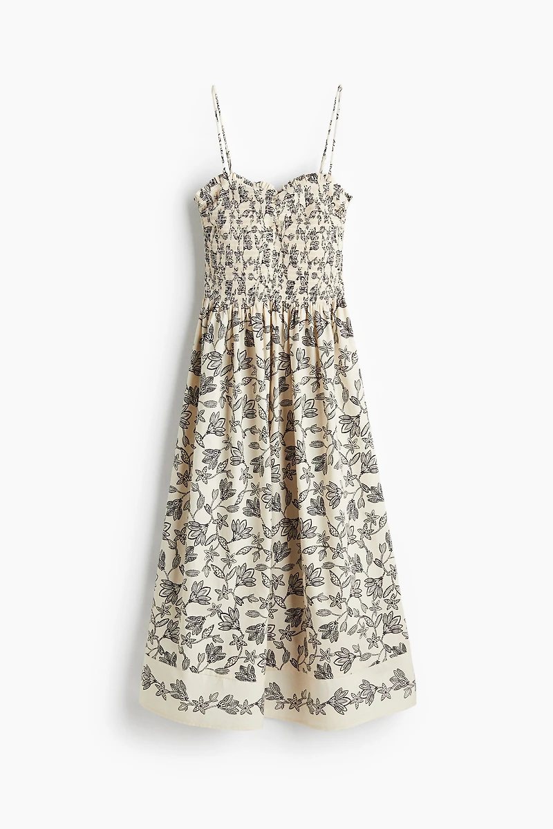 Smocked-bodice Dress