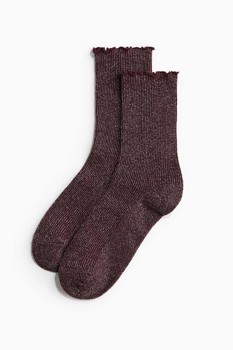 5-Pack Rib-Knit Socks