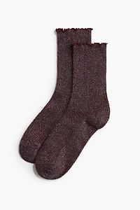 5-Pack Rib-Knit Socks
