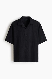 Relaxed-Fit Textured Resort Shirt