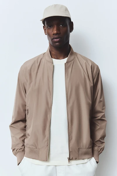 Regular-Fit Lightweight Bomber Jacket
