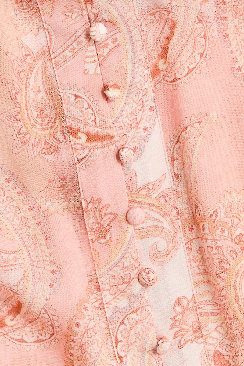 Oversized Lyocell Blouse